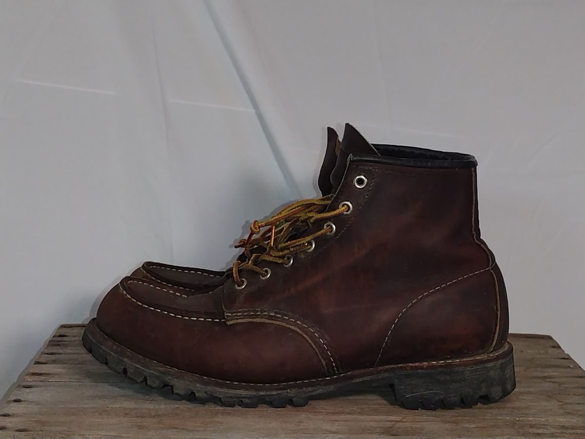 Photo by jcadamsdogtrainer on November 6, 2023 of the Red Wing Roughneck in S.B. Foot Briar Oil Slick.