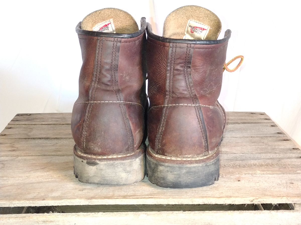 Photo by jcadamsdogtrainer on December 4, 2023 of the Red Wing Roughneck in S.B. Foot Briar Oil Slick.