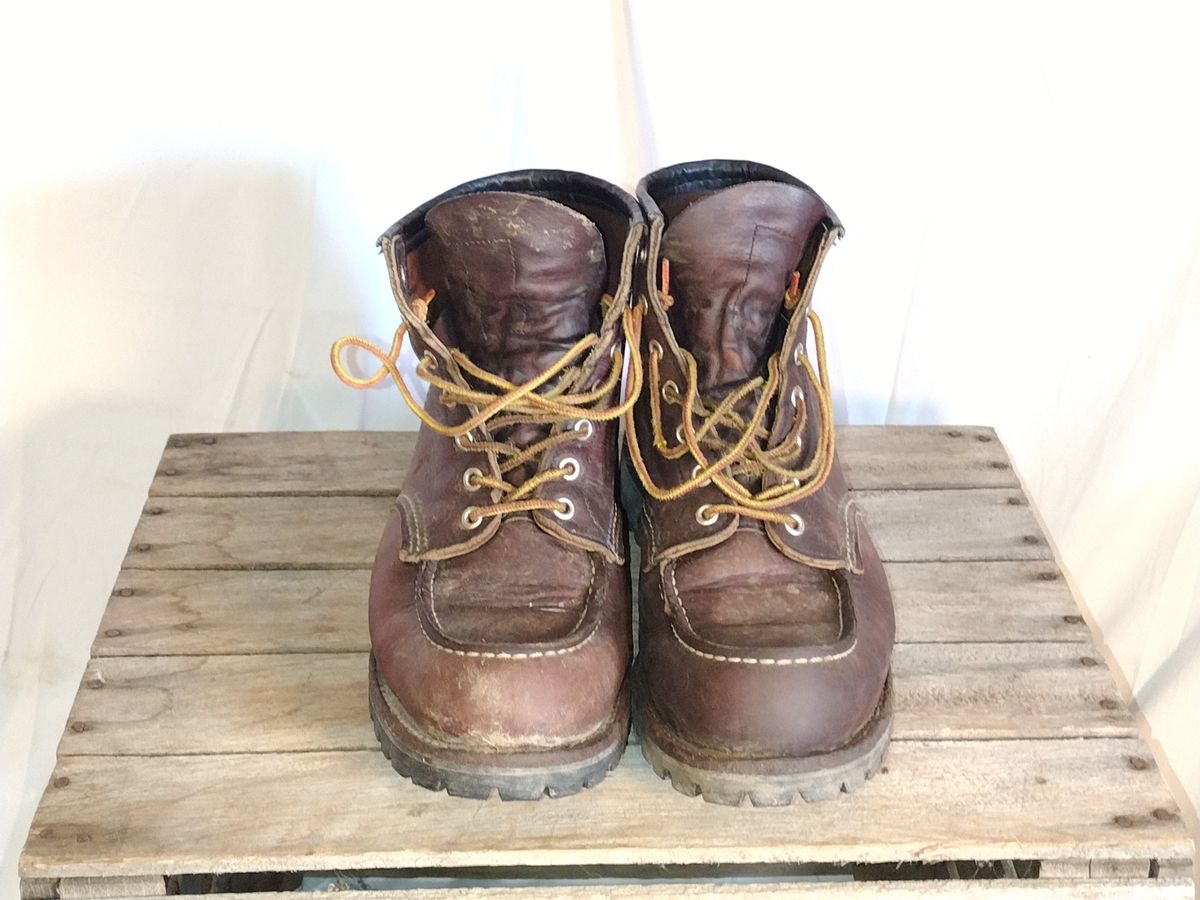 Photo by jcadamsdogtrainer on December 4, 2023 of the Red Wing Roughneck in S.B. Foot Briar Oil Slick.