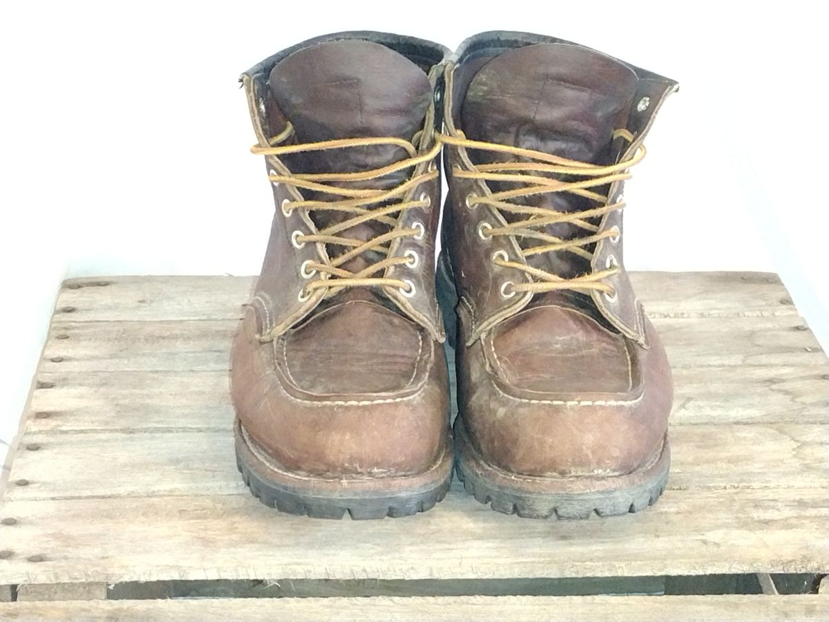 Photo by jcadamsdogtrainer on January 5, 2024 of the Red Wing Roughneck in S.B. Foot Briar Oil Slick.