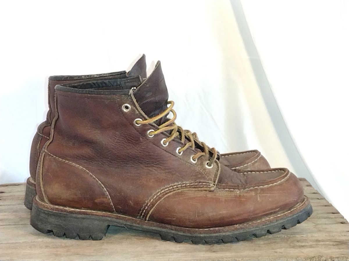 Photo by jcadamsdogtrainer on January 5, 2024 of the Red Wing Roughneck in S.B. Foot Briar Oil Slick.