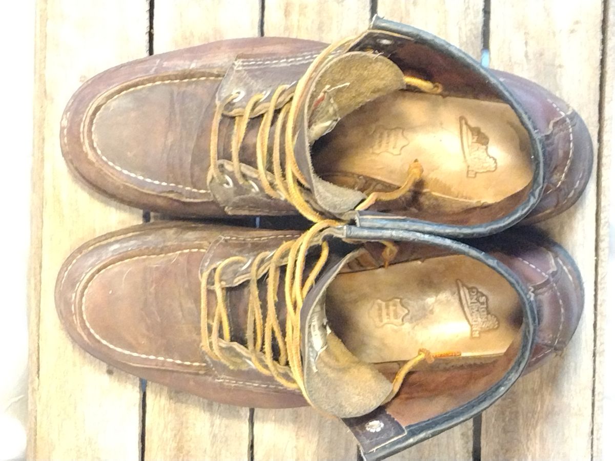 Photo by jcadamsdogtrainer on January 5, 2024 of the Red Wing Roughneck in S.B. Foot Briar Oil Slick.