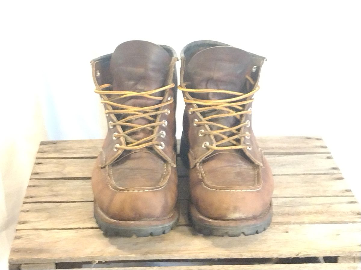 Photo by jcadamsdogtrainer on February 5, 2024 of the Red Wing Roughneck in S.B. Foot Briar Oil Slick.