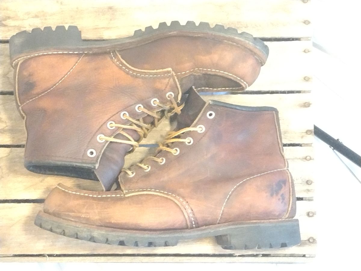 Photo by jcadamsdogtrainer on February 5, 2024 of the Red Wing Roughneck in S.B. Foot Briar Oil Slick.