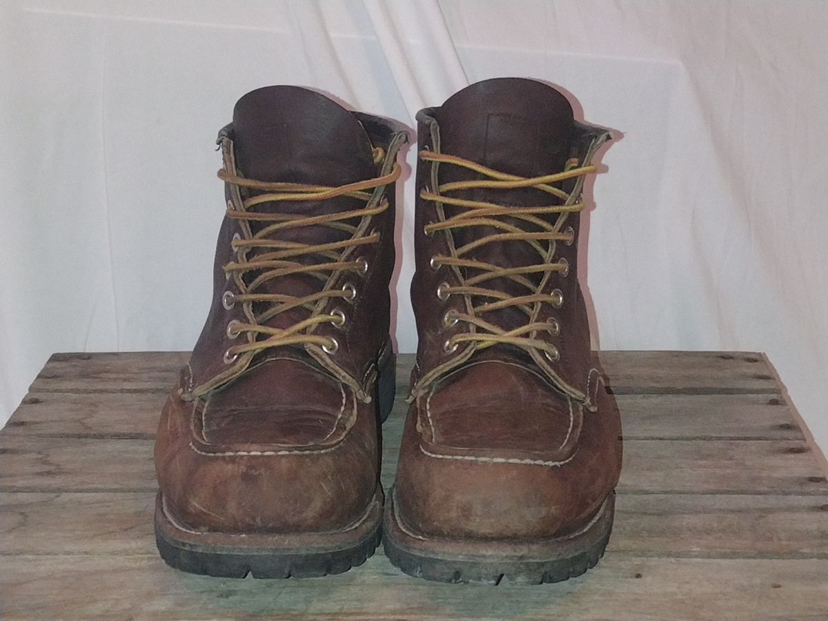 Photo by jcadamsdogtrainer on March 6, 2024 of the Red Wing Roughneck in S.B. Foot Briar Oil Slick.