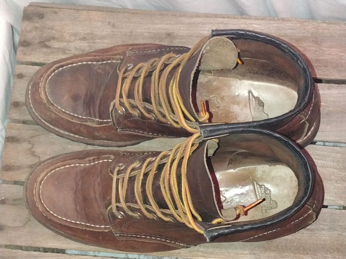 Photo by jcadamsdogtrainer on March 6, 2024 of the Red Wing Roughneck in S.B. Foot Briar Oil Slick.