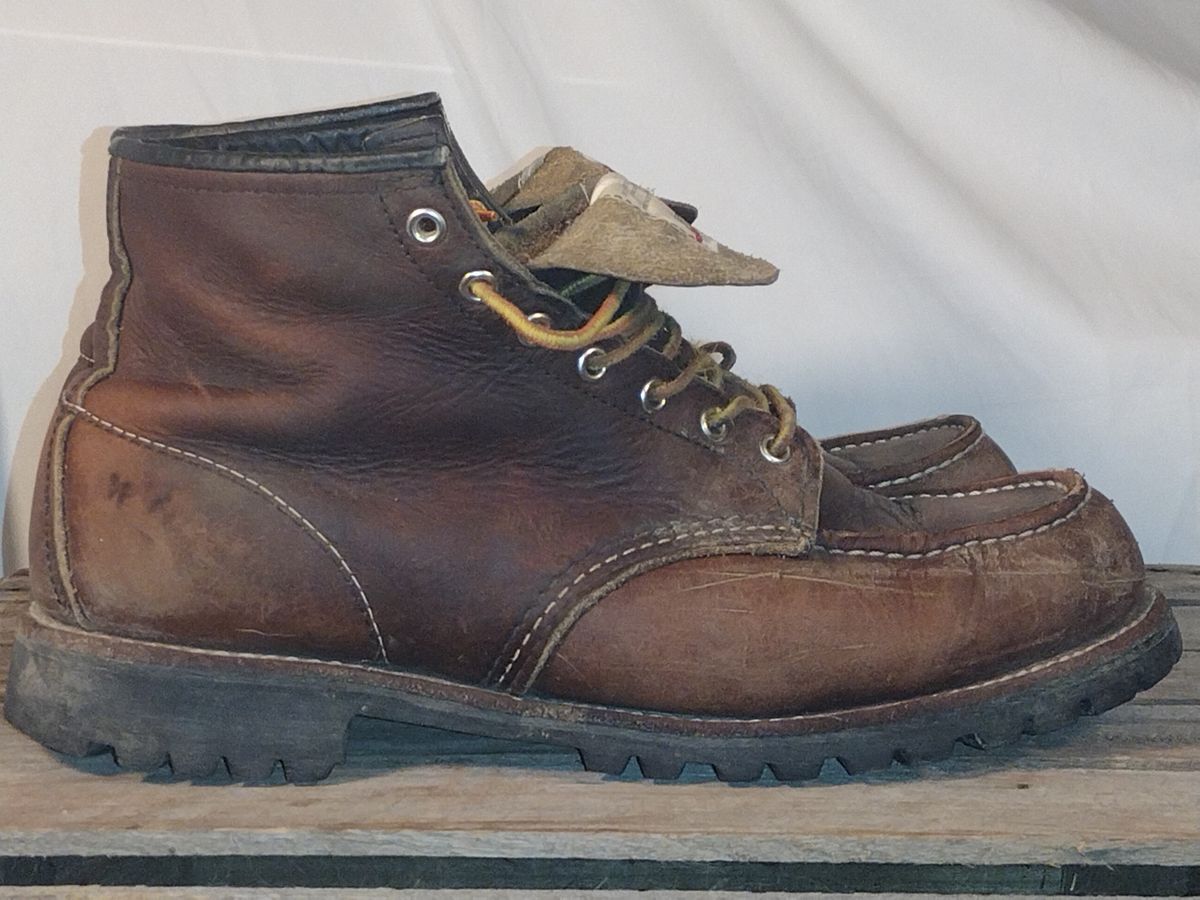 Photo by jcadamsdogtrainer on April 5, 2024 of the Red Wing Roughneck in S.B. Foot Briar Oil Slick.