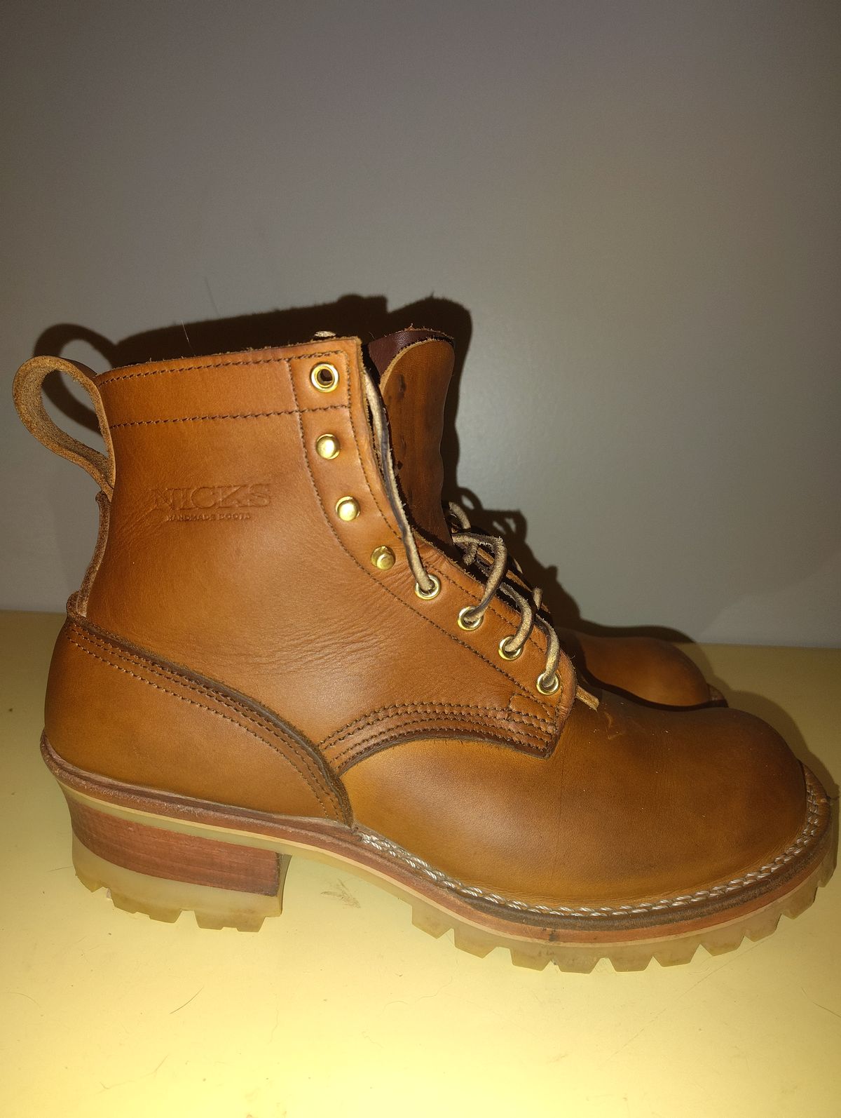 Photo by jcadamsdogtrainer on November 4, 2025 of the Nicks BuilderPro in Seidel 1964 Tan.