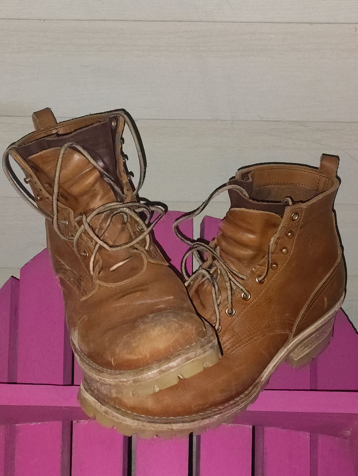 Photo by jcadamsdogtrainer on January 6, 2026 of the Nicks BuilderPro in Seidel 1964 Tan.