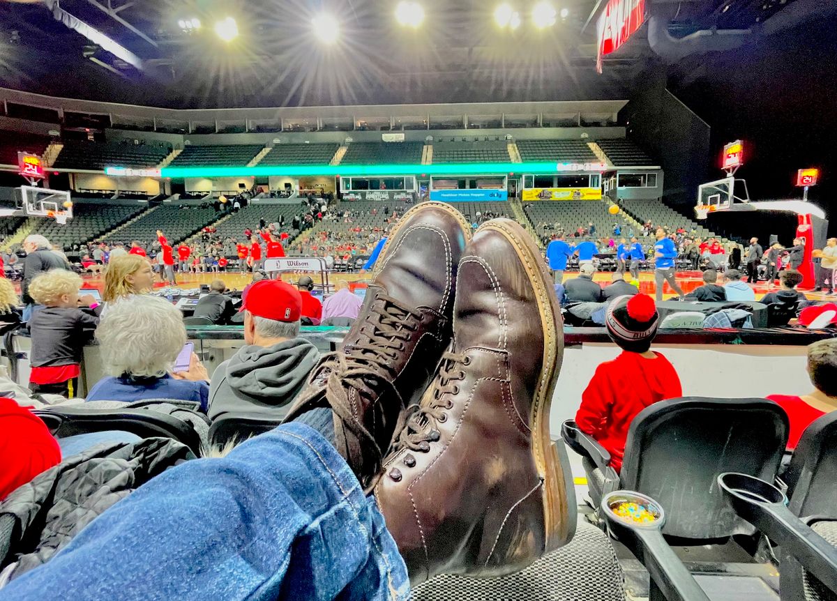 Photo by ThisIsFrankLucas on February 1, 2023 of the Alden Indy Boot in Horween Brown Chromexcel.