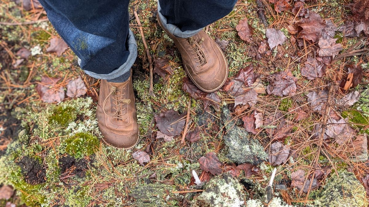 Photo by andrewturriff on November 17, 2024 of the Turriff Functional Footwear C-01 Anatomical Outdoor Shoe in C.F. Stead Prairie Waxy Commander.