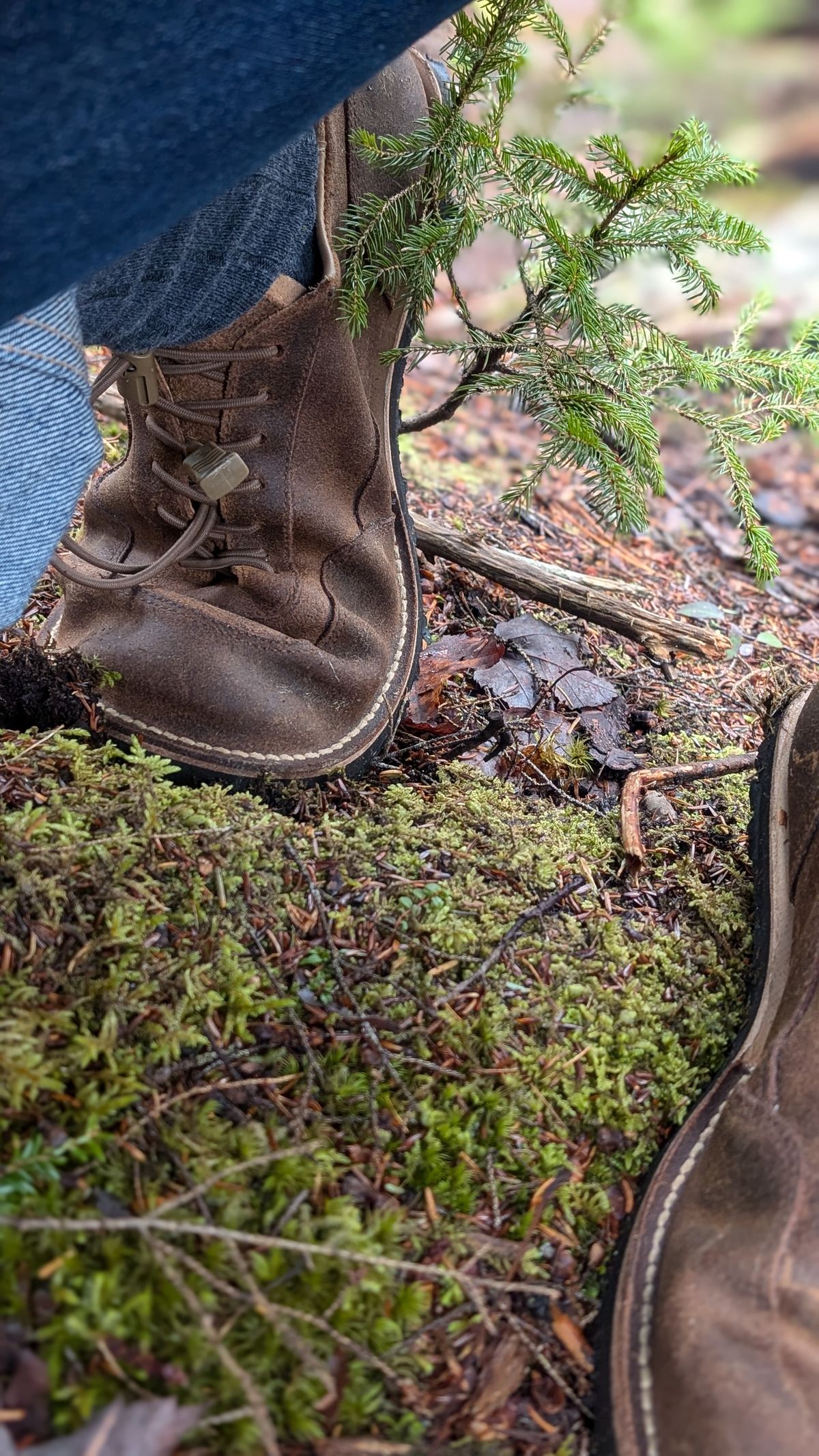 Photo by andrewturriff on November 17, 2024 of the Turriff Functional Footwear C-01 Anatomical Outdoor Shoe in C.F. Stead Prairie Waxy Commander.