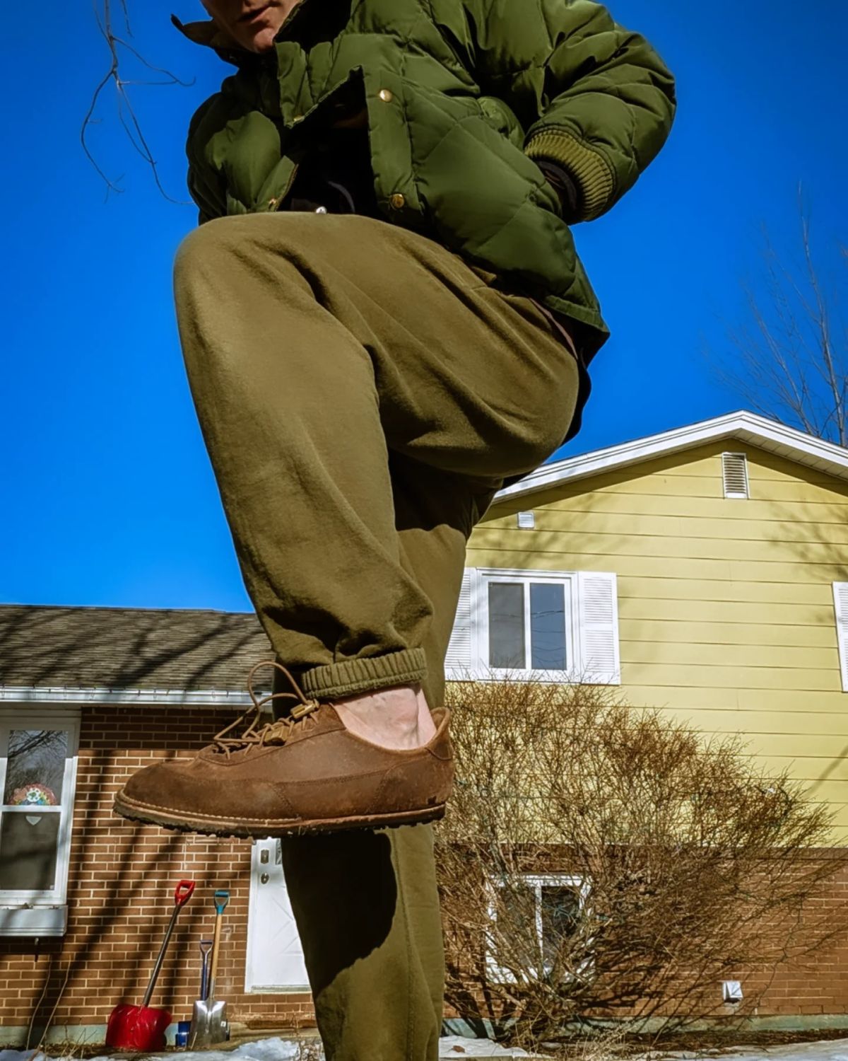 Photo by andrewturriff on March 7, 2025 of the Turriff Functional Footwear C-01 Anatomical Outdoor Shoe in C.F. Stead Prairie Waxy Commander.