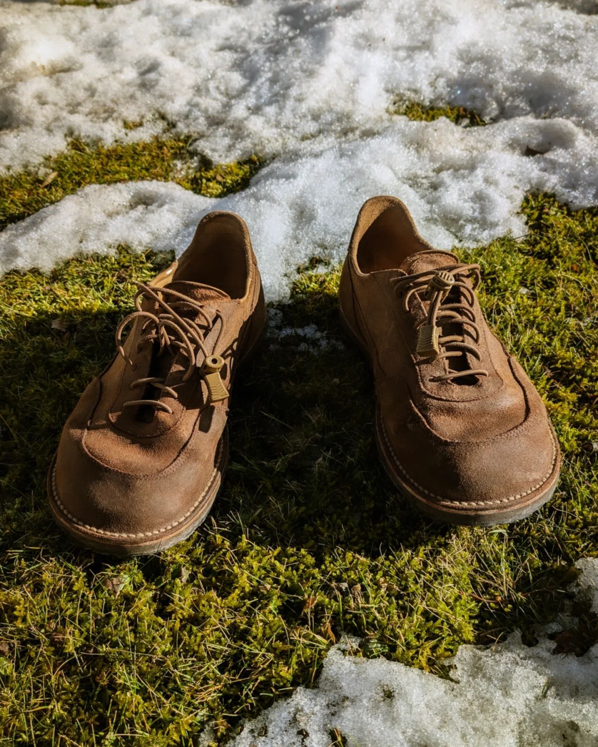 Photo by andrewturriff on March 7, 2025 of the Turriff Functional Footwear C-01 Anatomical Outdoor Shoe in C.F. Stead Prairie Waxy Commander.