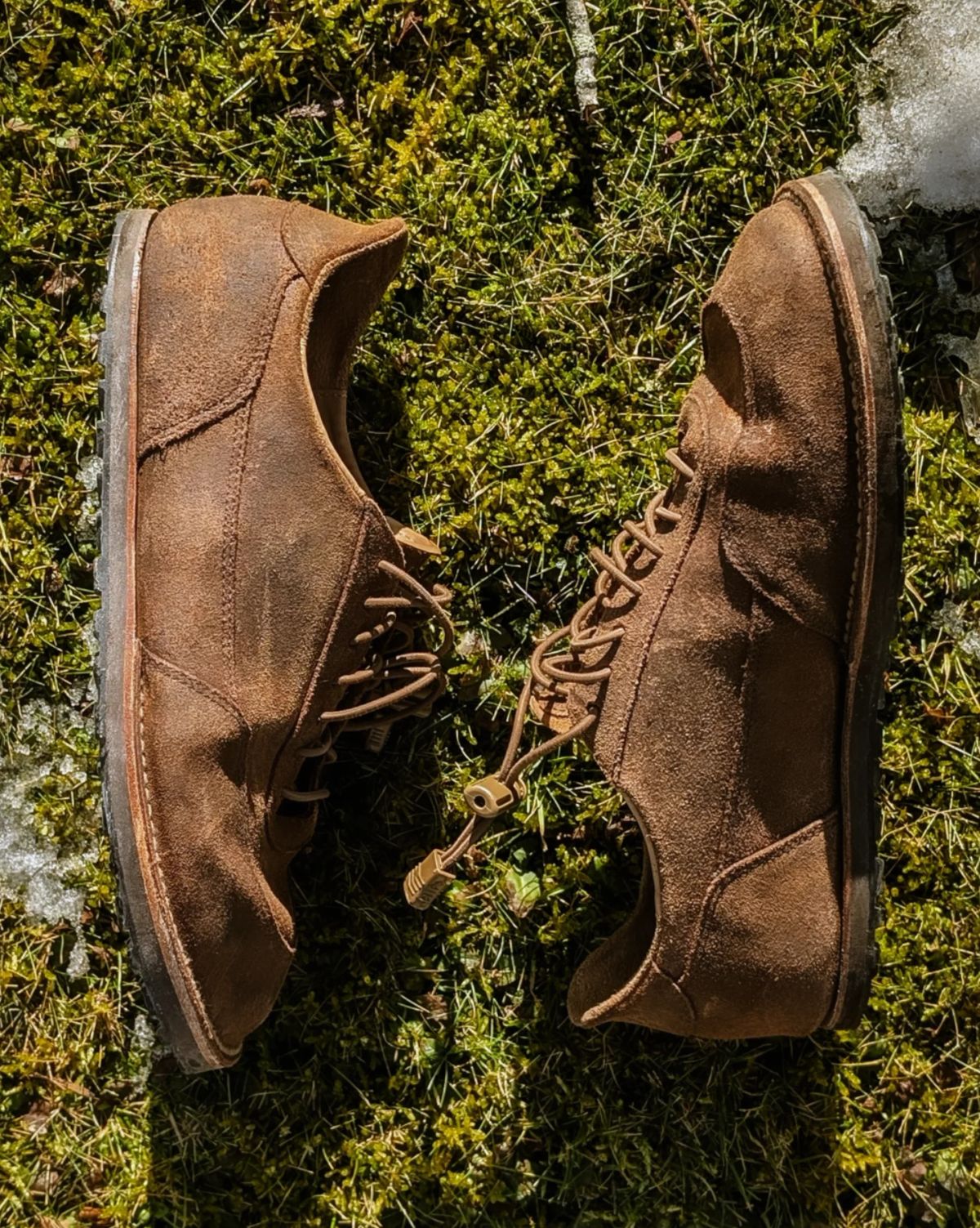 Photo by andrewturriff on March 7, 2025 of the Turriff Functional Footwear C-01 Anatomical Outdoor Shoe in C.F. Stead Prairie Waxy Commander.