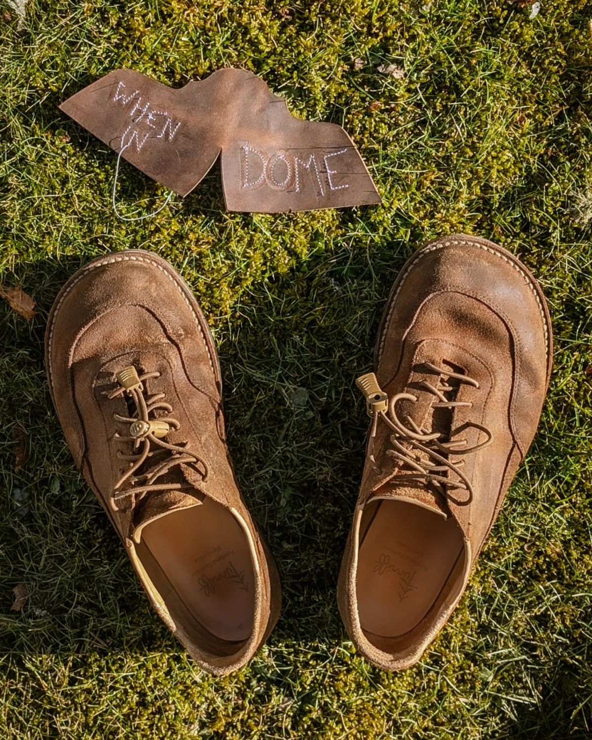 Photo by andrewturriff on March 7, 2025 of the Turriff Functional Footwear C-01 Anatomical Outdoor Shoe in C.F. Stead Prairie Waxy Commander.