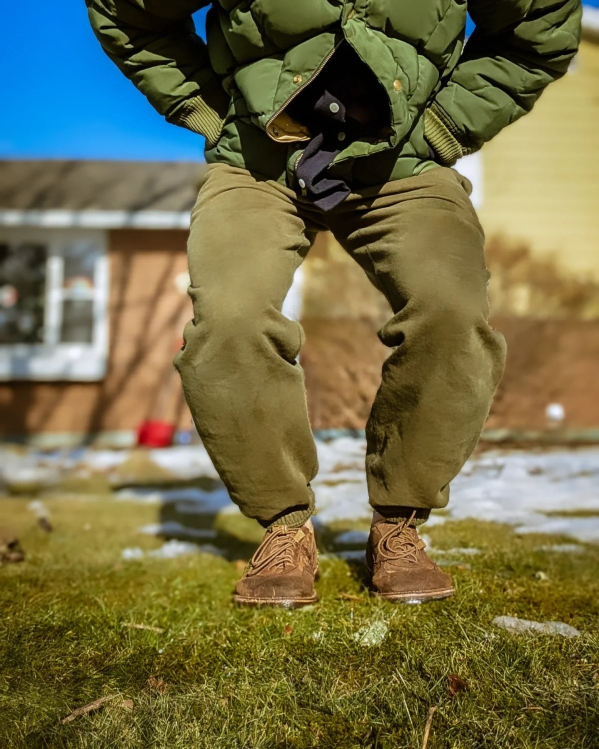 Photo by andrewturriff on March 7, 2025 of the Turriff Functional Footwear C-01 Anatomical Outdoor Shoe in C.F. Stead Prairie Waxy Commander.