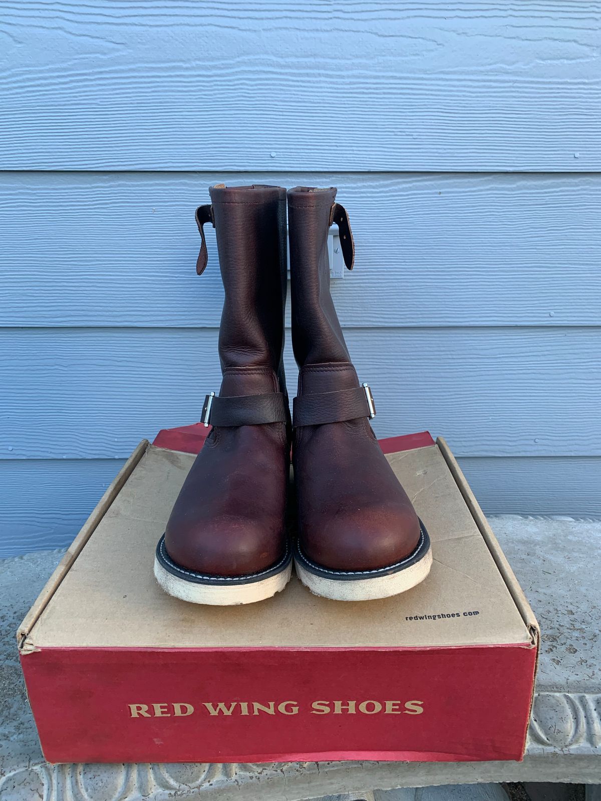 Photo by Epicarc on October 1, 2022 of the Red Wing Unlisted Model in S.B. Foot Briar Oil Slick.