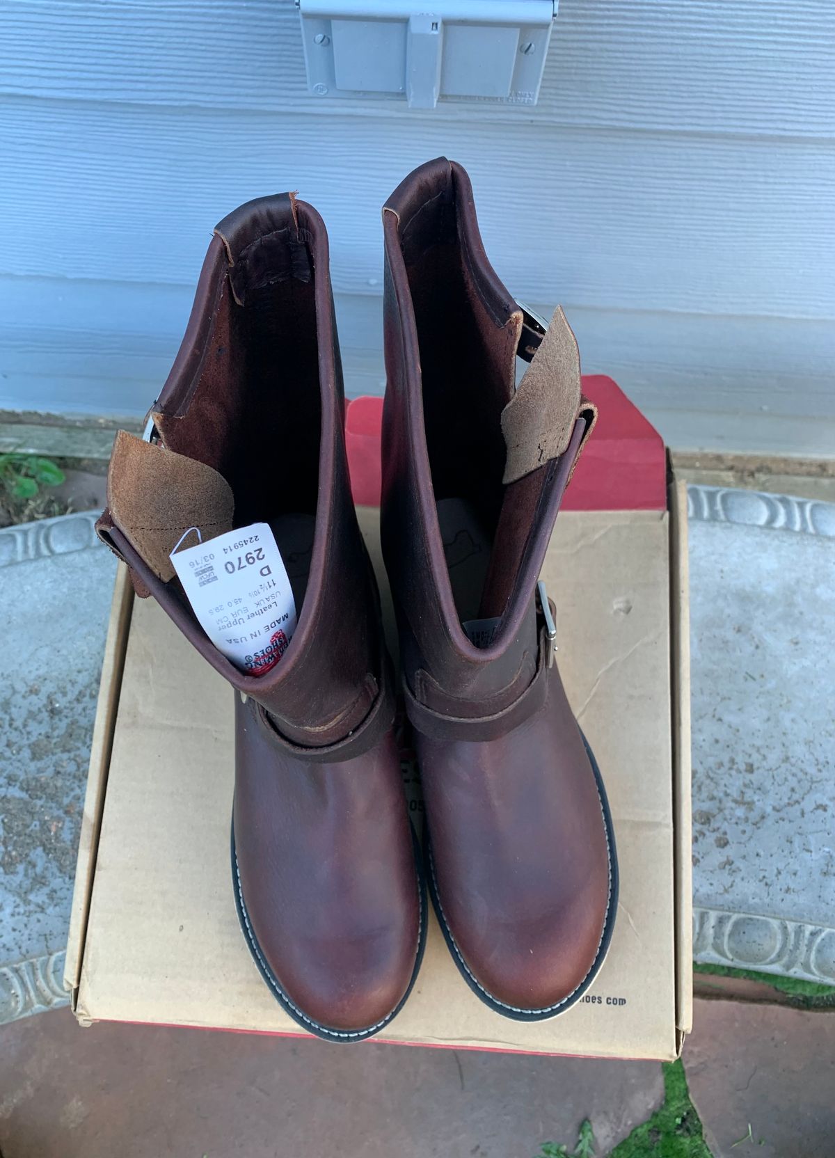 Photo by Epicarc on October 1, 2022 of the Red Wing Unlisted Model in S.B. Foot Briar Oil Slick.