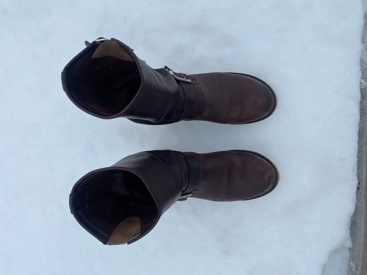 Photo by Epicarc on January 1, 2023 of the Red Wing Unlisted Model in S.B. Foot Briar Oil Slick.