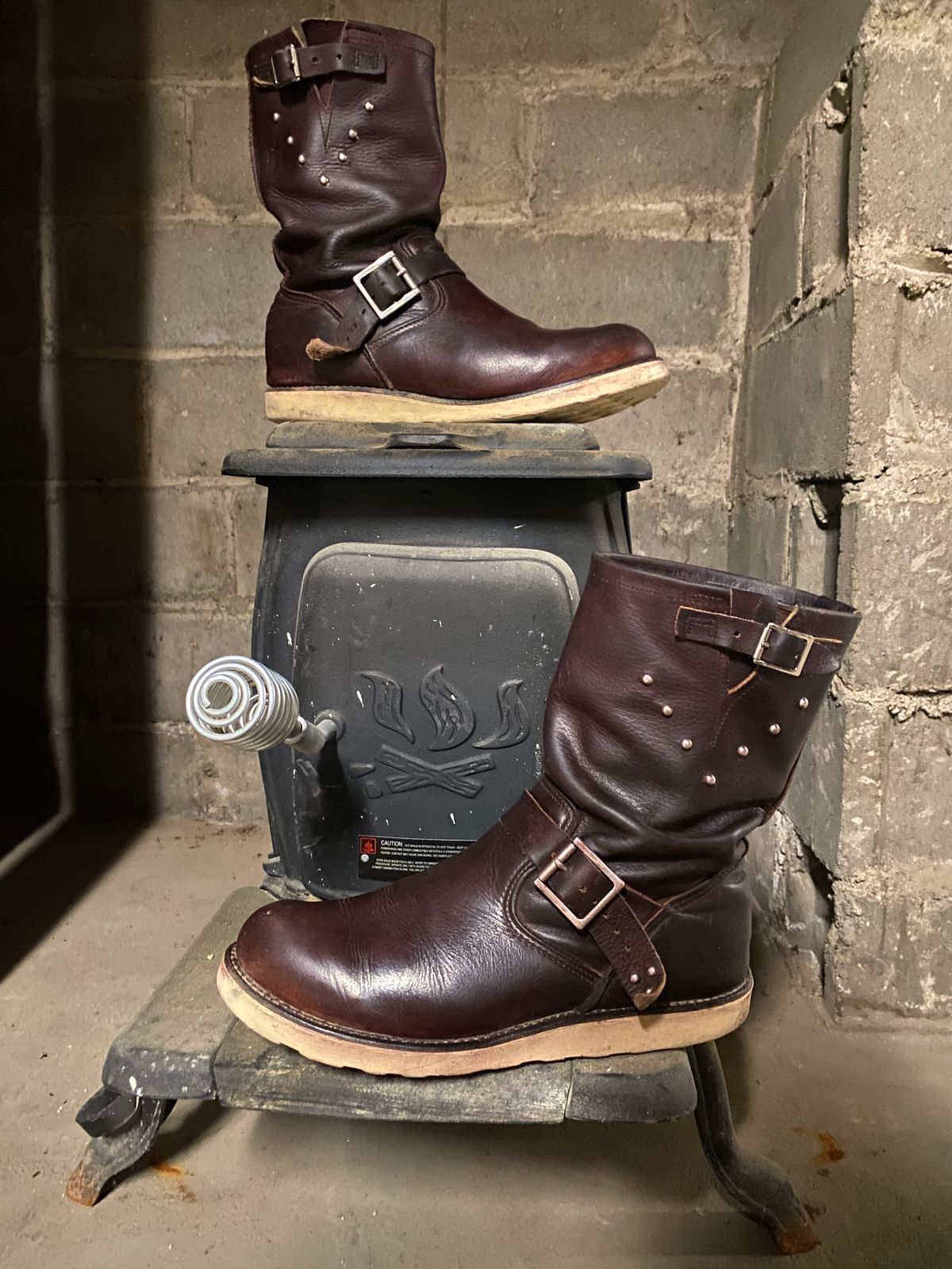 Photo by Epicarc on February 1, 2023 of the Red Wing Unlisted Model in S.B. Foot Briar Oil Slick.