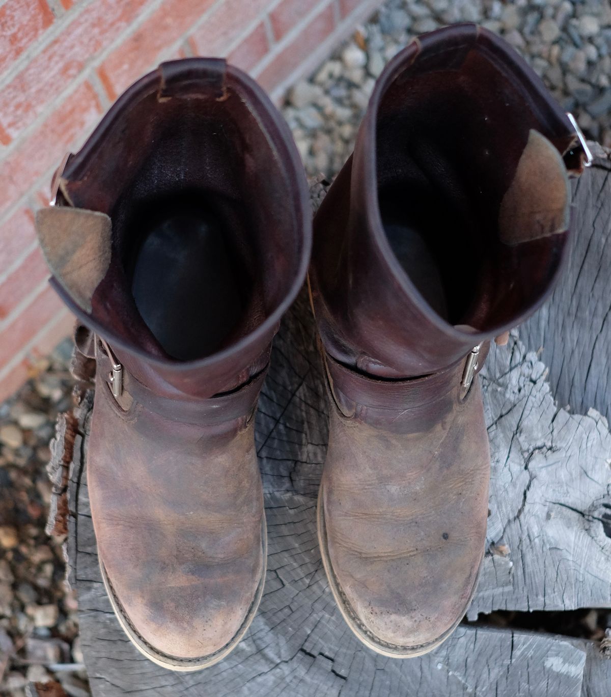 Photo by Epicarc on April 1, 2023 of the Red Wing Unlisted Model in S.B. Foot Briar Oil Slick.