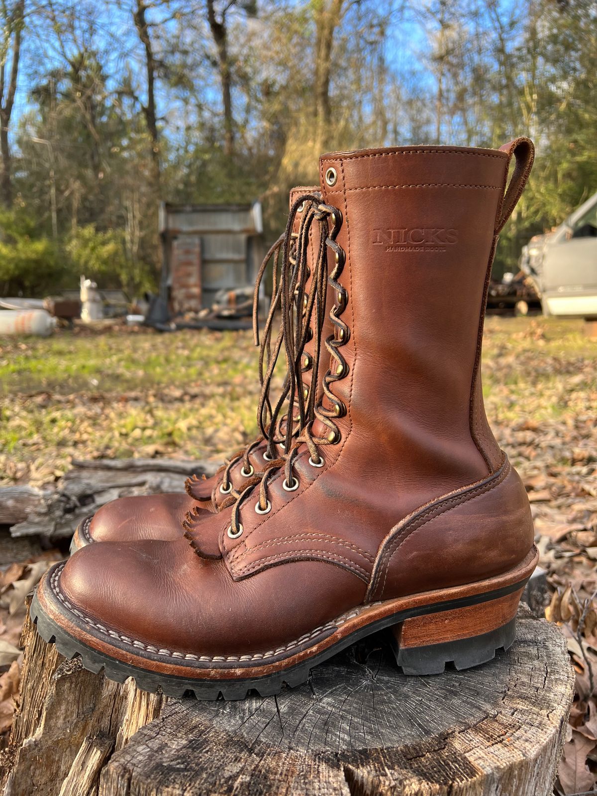 Photo by Wholian on February 6, 2023 of the Nicks BuilderPro in Seidel 1964 Brown.