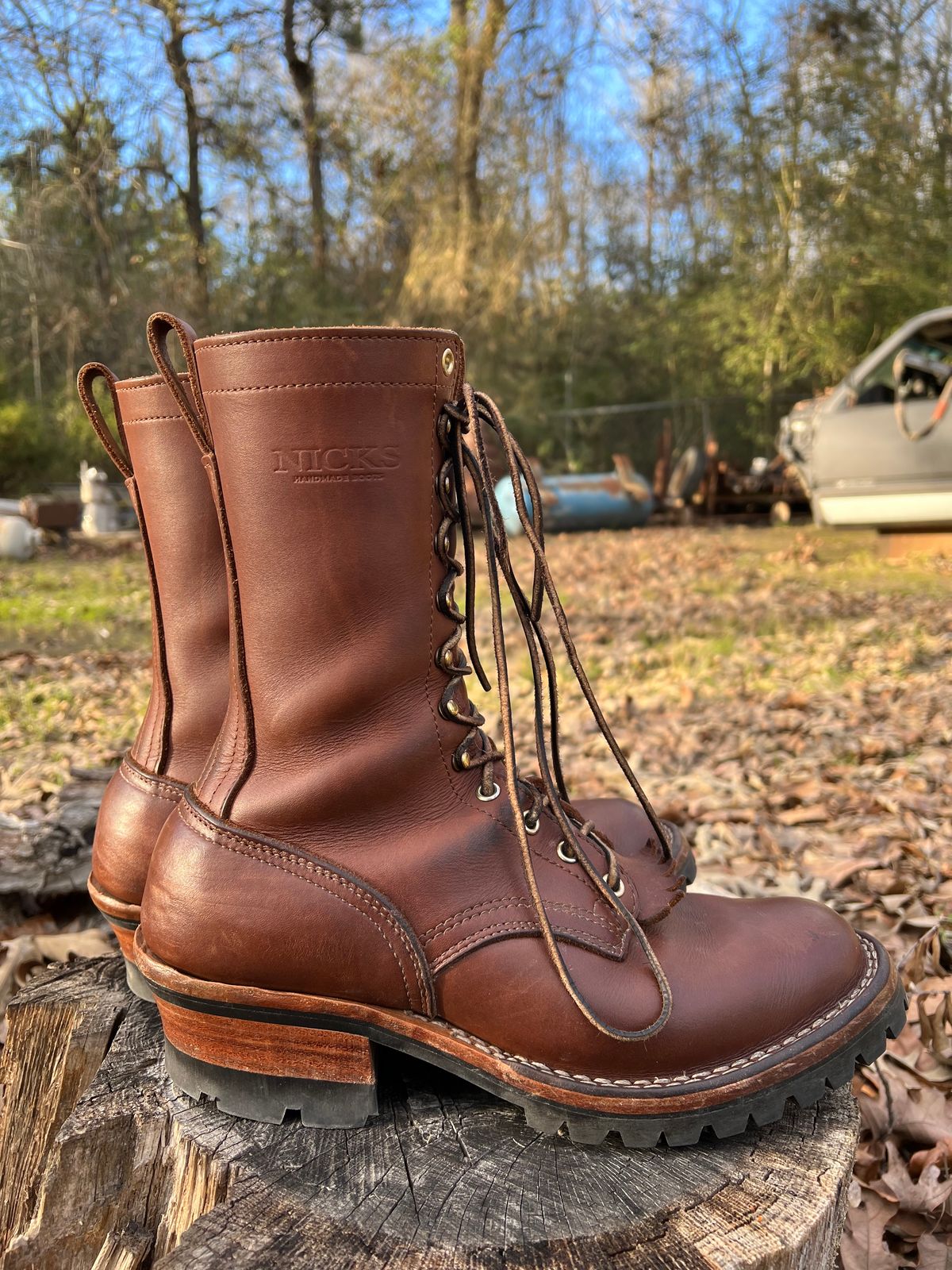 Photo by Wholian on February 6, 2023 of the Nicks BuilderPro in Seidel 1964 Brown.