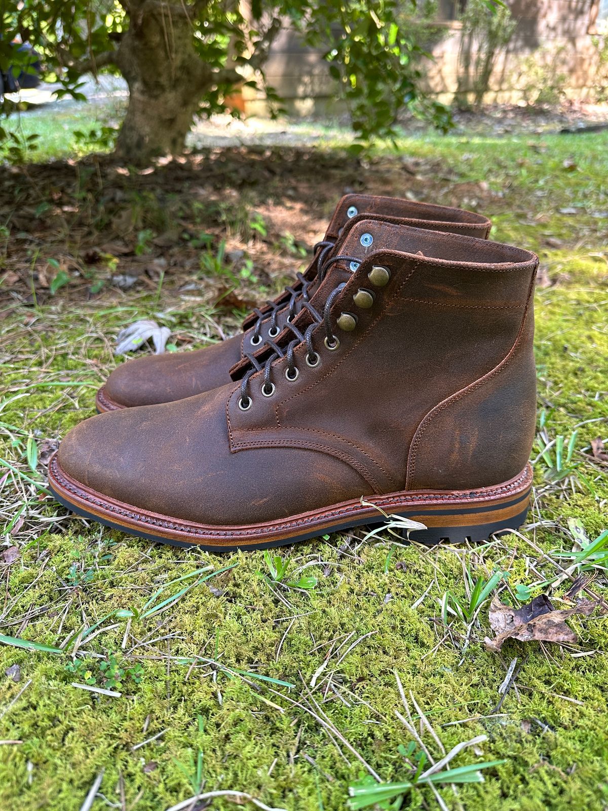 Photo by timsilver on October 2, 2023 of the Parkhurst The Allen in Rust Waxy.