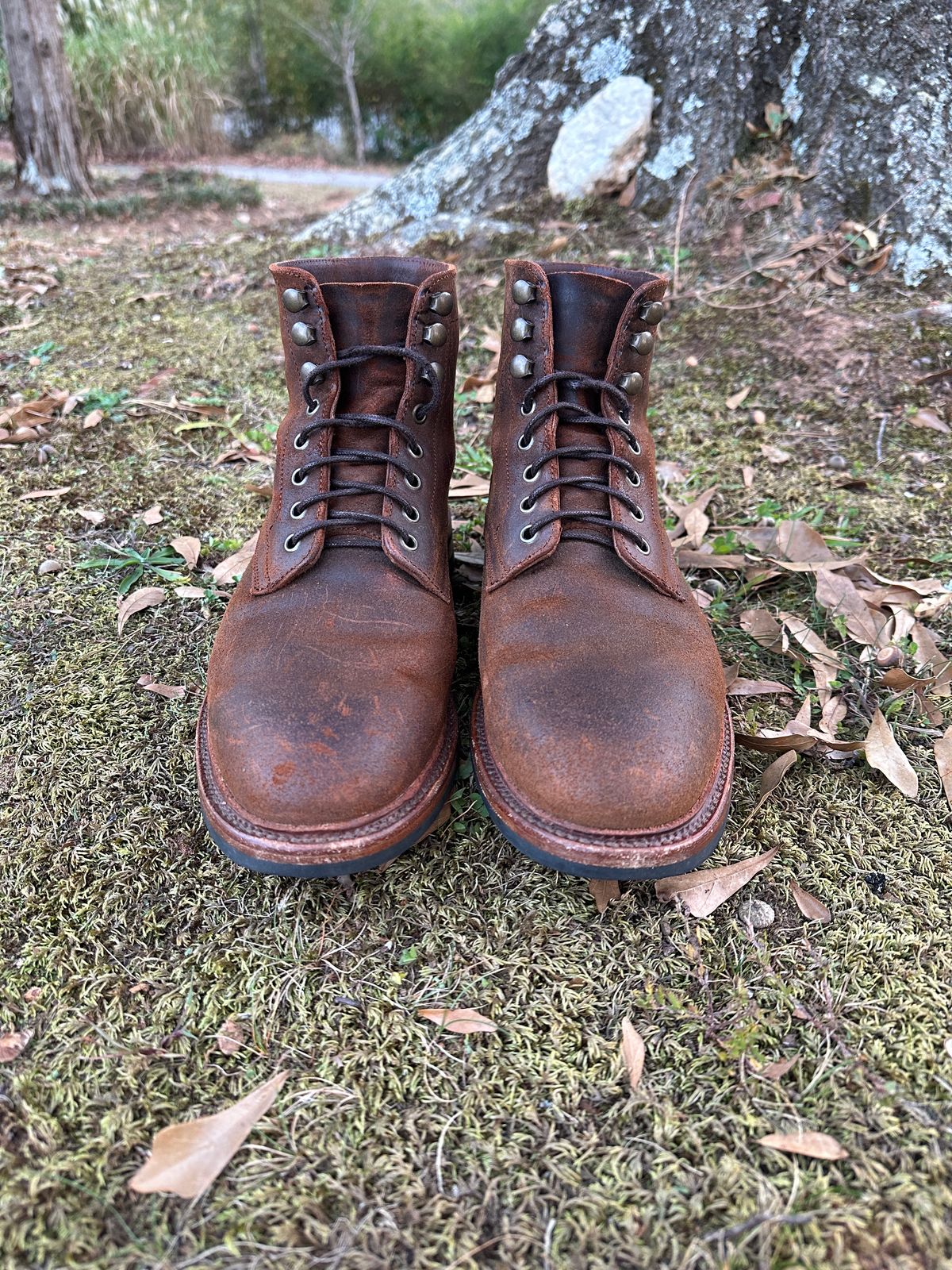 Photo by timsilver on November 4, 2023 of the Parkhurst The Allen in Rust Waxy.