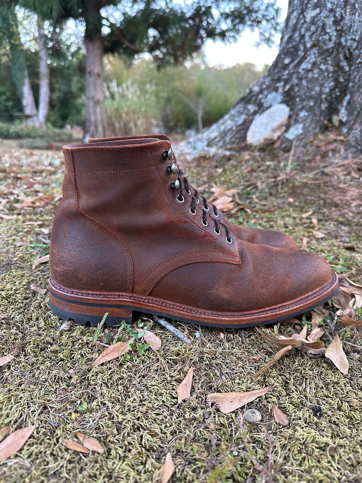Photo by timsilver on November 4, 2023 of the Parkhurst The Allen in Rust Waxy.