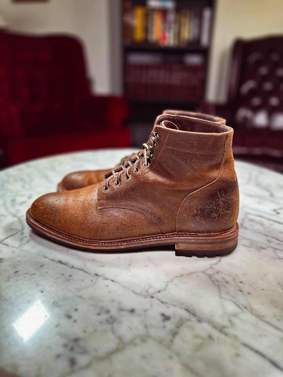 Photo by timsilver on February 1, 2024 of the Parkhurst The Allen in Rust Waxy.
