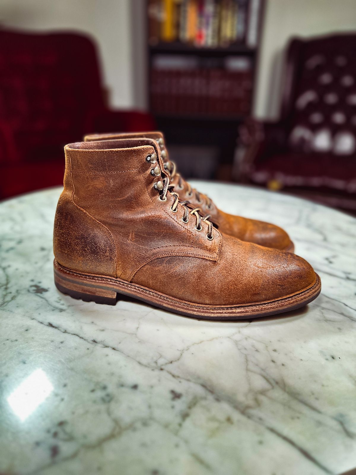 Photo by timsilver on February 1, 2024 of the Parkhurst The Allen in Rust Waxy.
