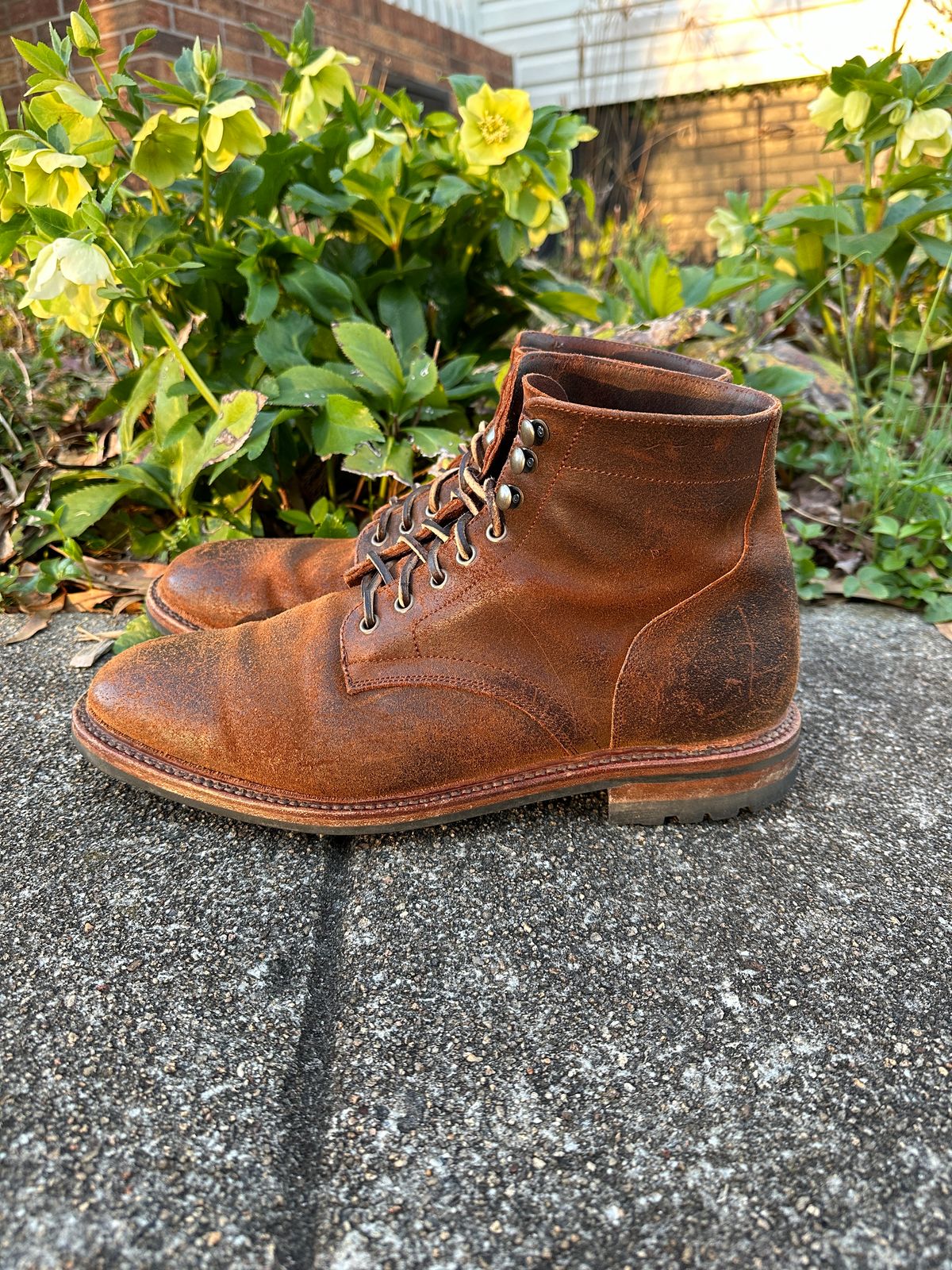 Photo by timsilver on March 2, 2024 of the Parkhurst The Allen in Rust Waxy.
