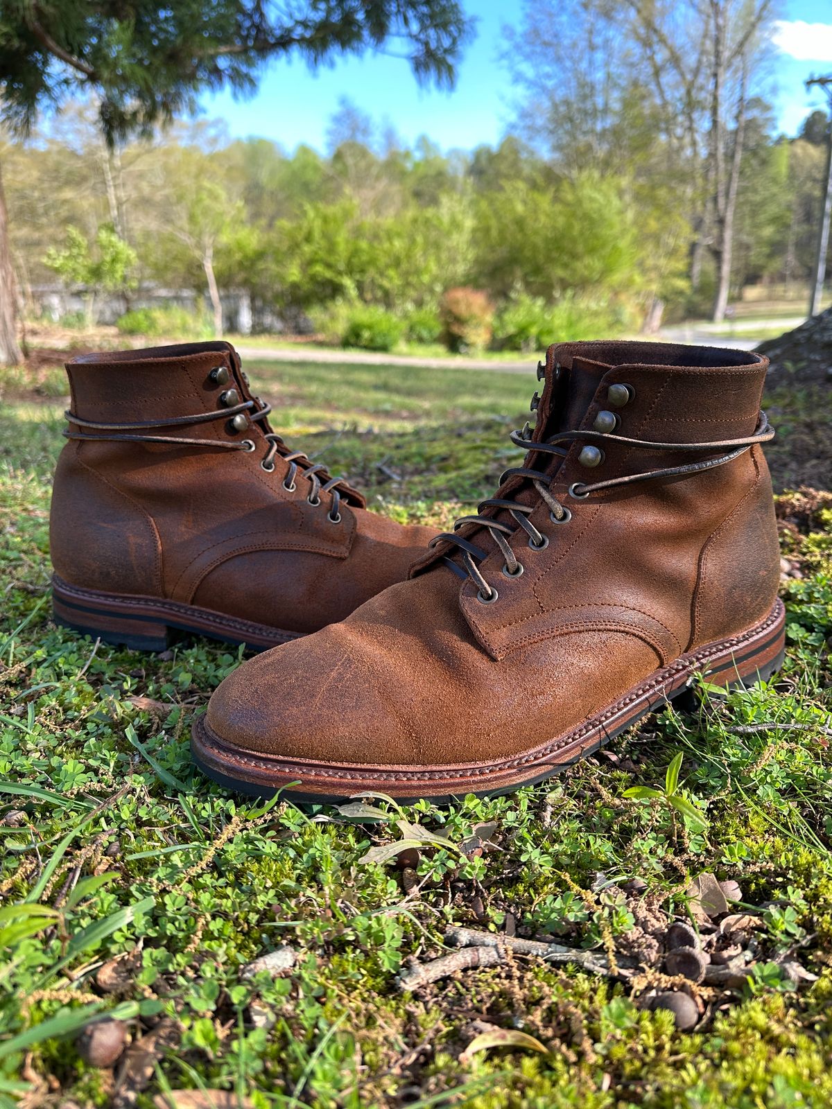 Photo by timsilver on April 5, 2024 of the Parkhurst The Allen in Rust Waxy.