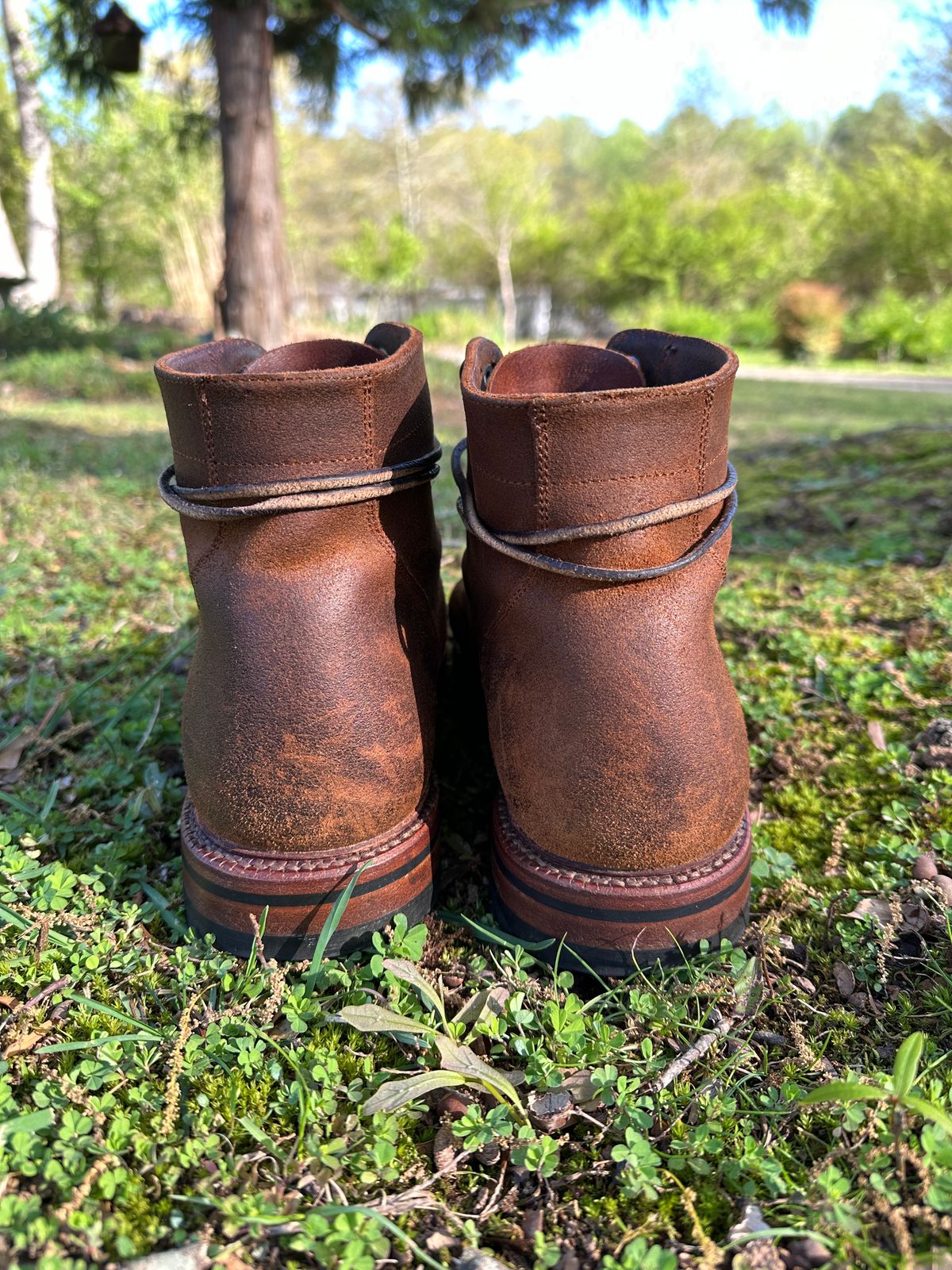Photo by timsilver on April 5, 2024 of the Parkhurst The Allen in Rust Waxy.