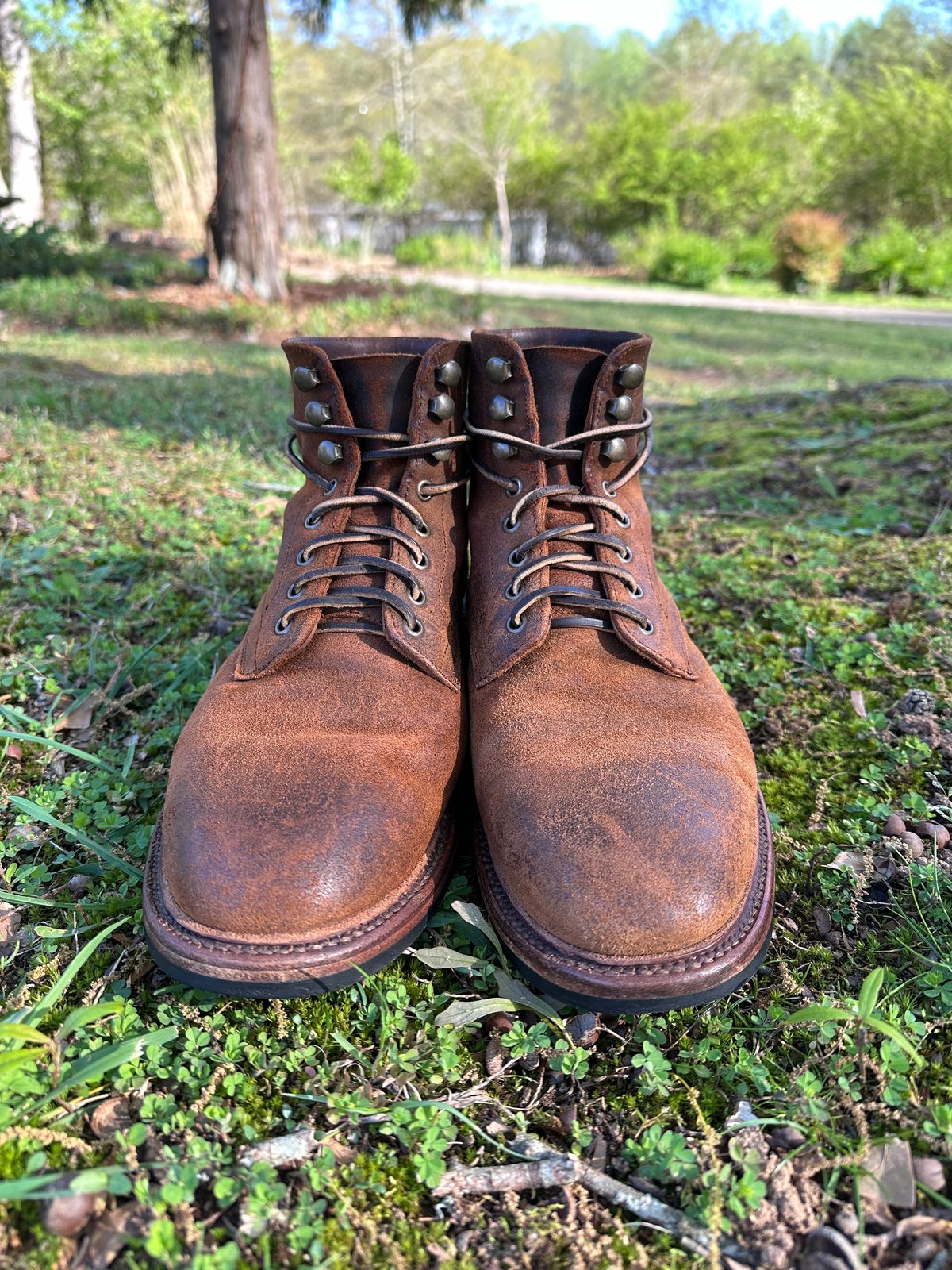 Photo by timsilver on April 5, 2024 of the Parkhurst The Allen in Rust Waxy.