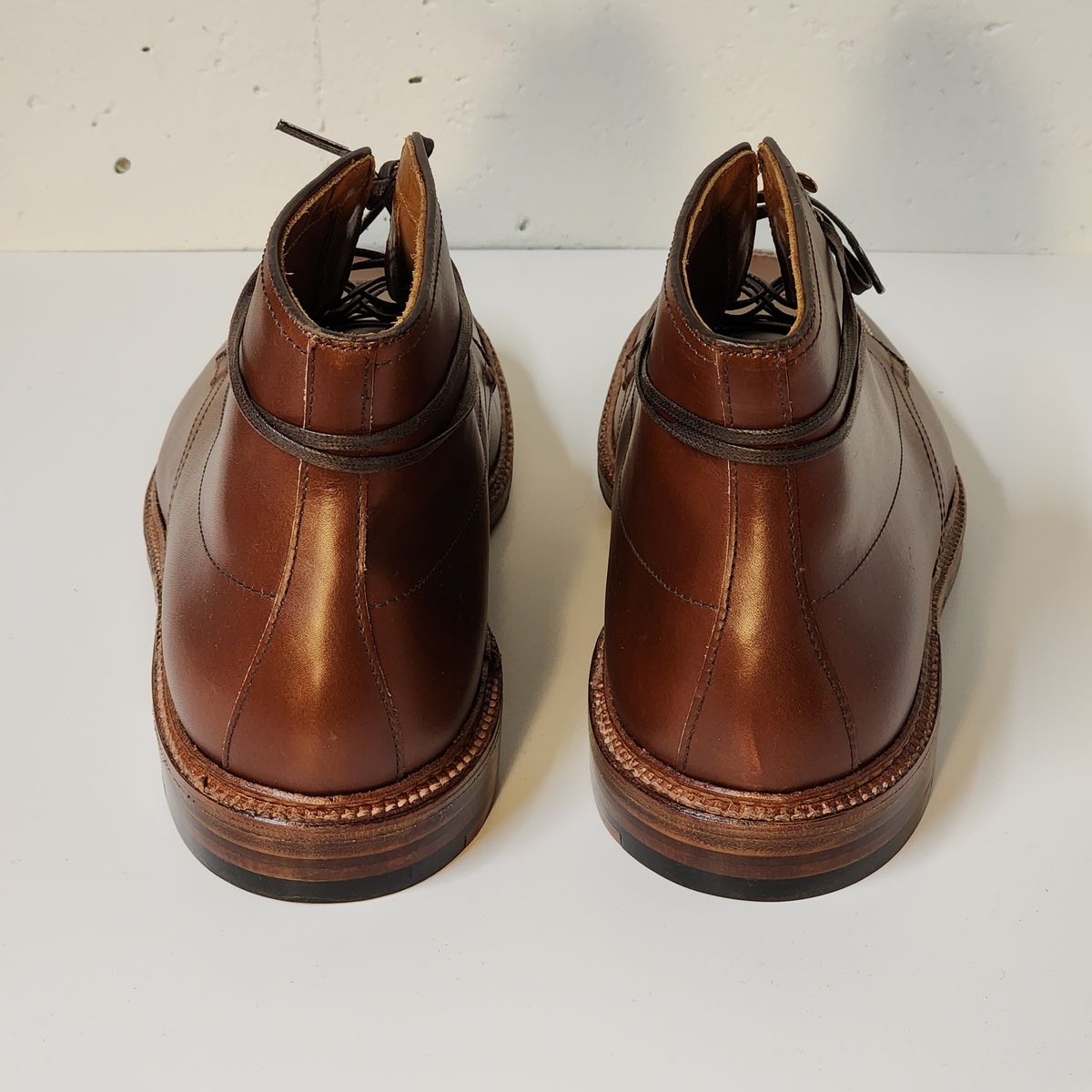 Photo by Indy369 on October 1, 2023 of the Alden Indy Boot in Madison Brown Calfskin.