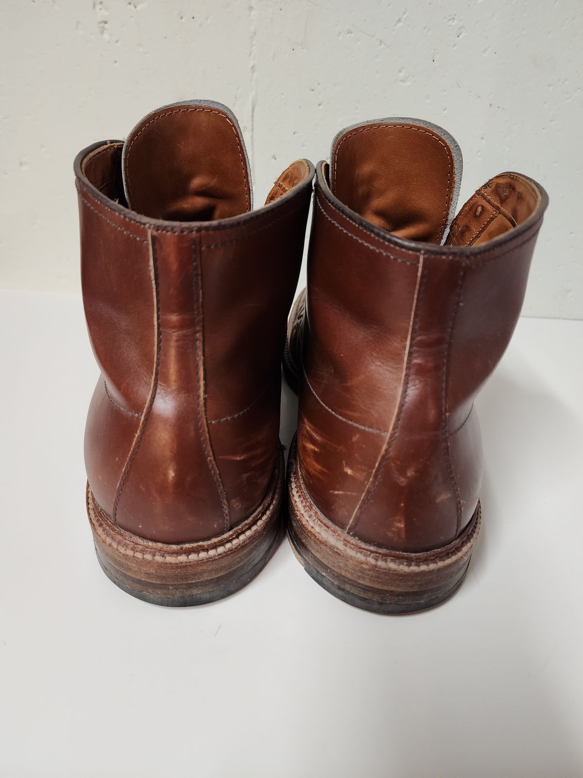 Photo by Indy369 on December 5, 2023 of the Alden Indy Boot in Madison Brown Calfskin.