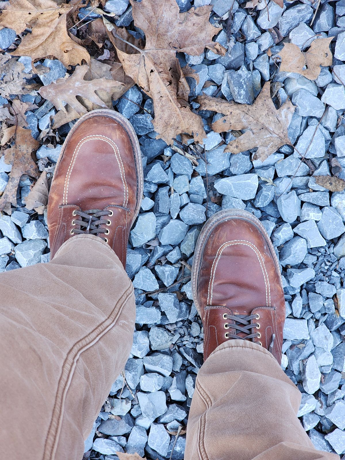 Photo by Indy369 on January 5, 2024 of the Alden Indy Boot in Madison Brown Calfskin.