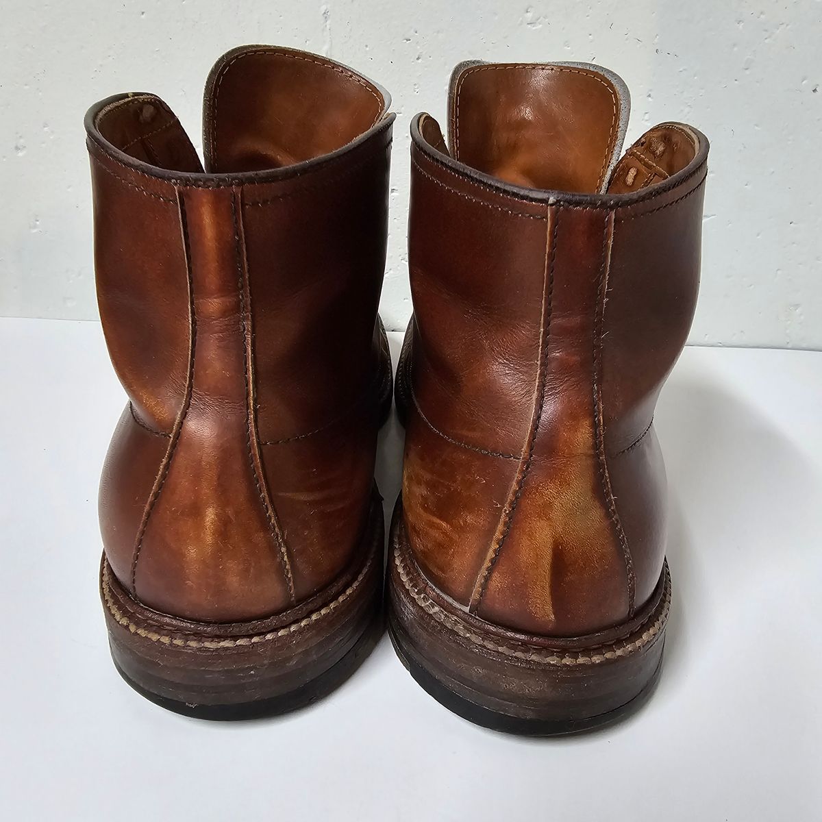 Photo by Indy369 on April 6, 2024 of the Alden Indy Boot in Madison Brown Calfskin.