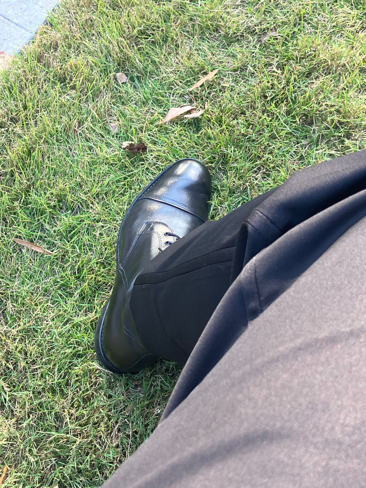 Photo by jbyer111 on September 12, 2025 of the Allen Edmonds First Avenue Cap Toe Boot in Black Calfskin.