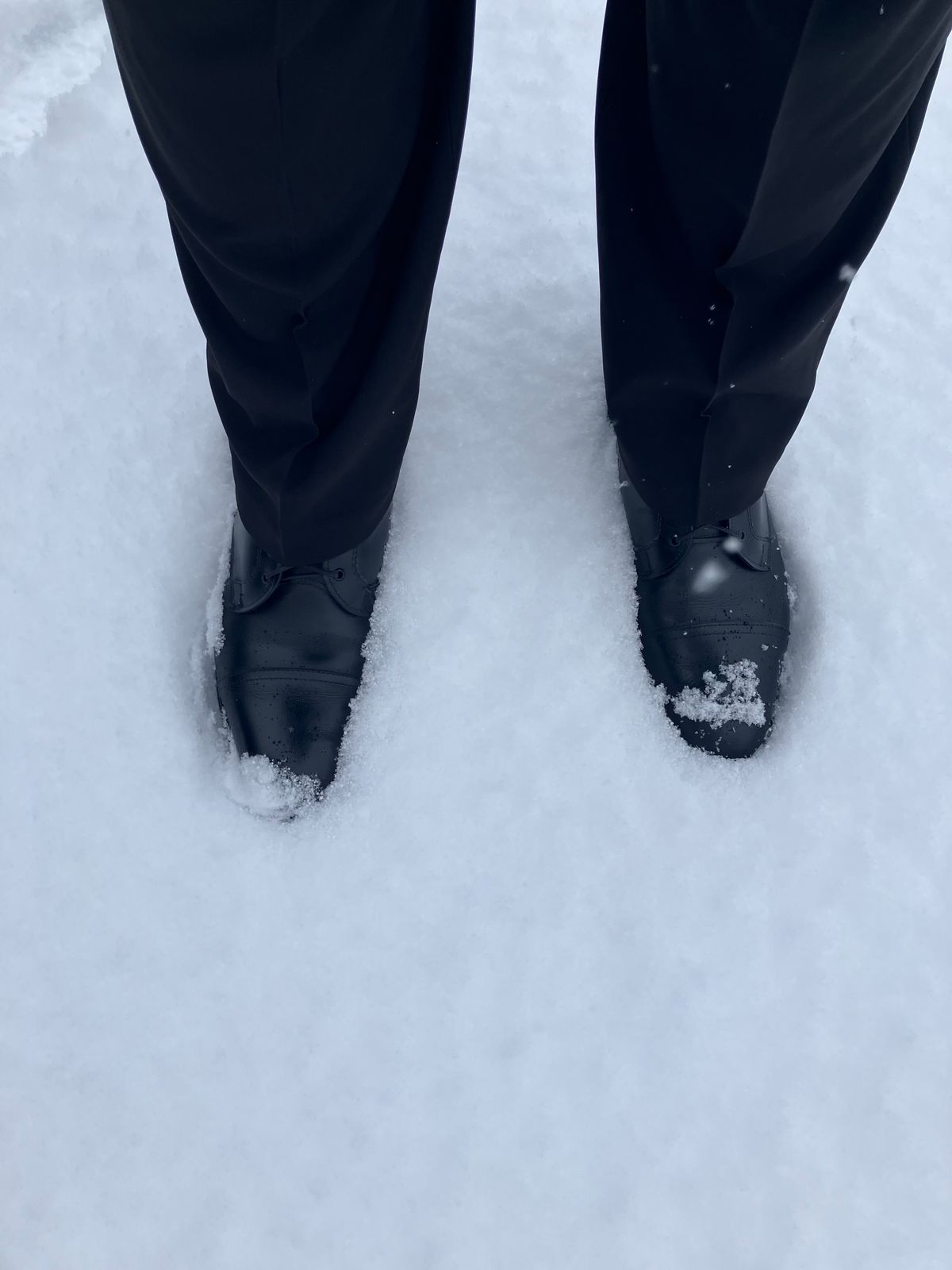 Photo by jbyer111 on January 17, 2026 of the Allen Edmonds First Avenue Cap Toe Boot in Black Calfskin.