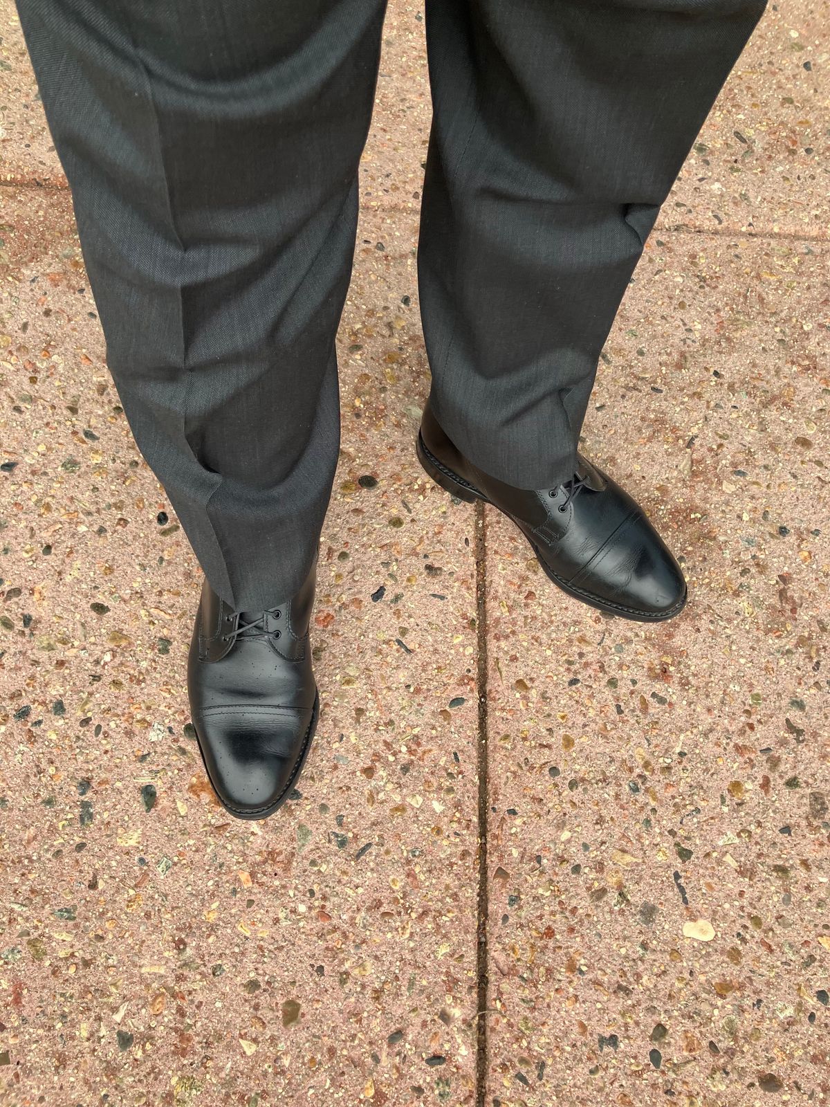 Photo by jbyer111 on May 27, 2026 of the Allen Edmonds First Avenue Cap Toe Boot in Black Calfskin.