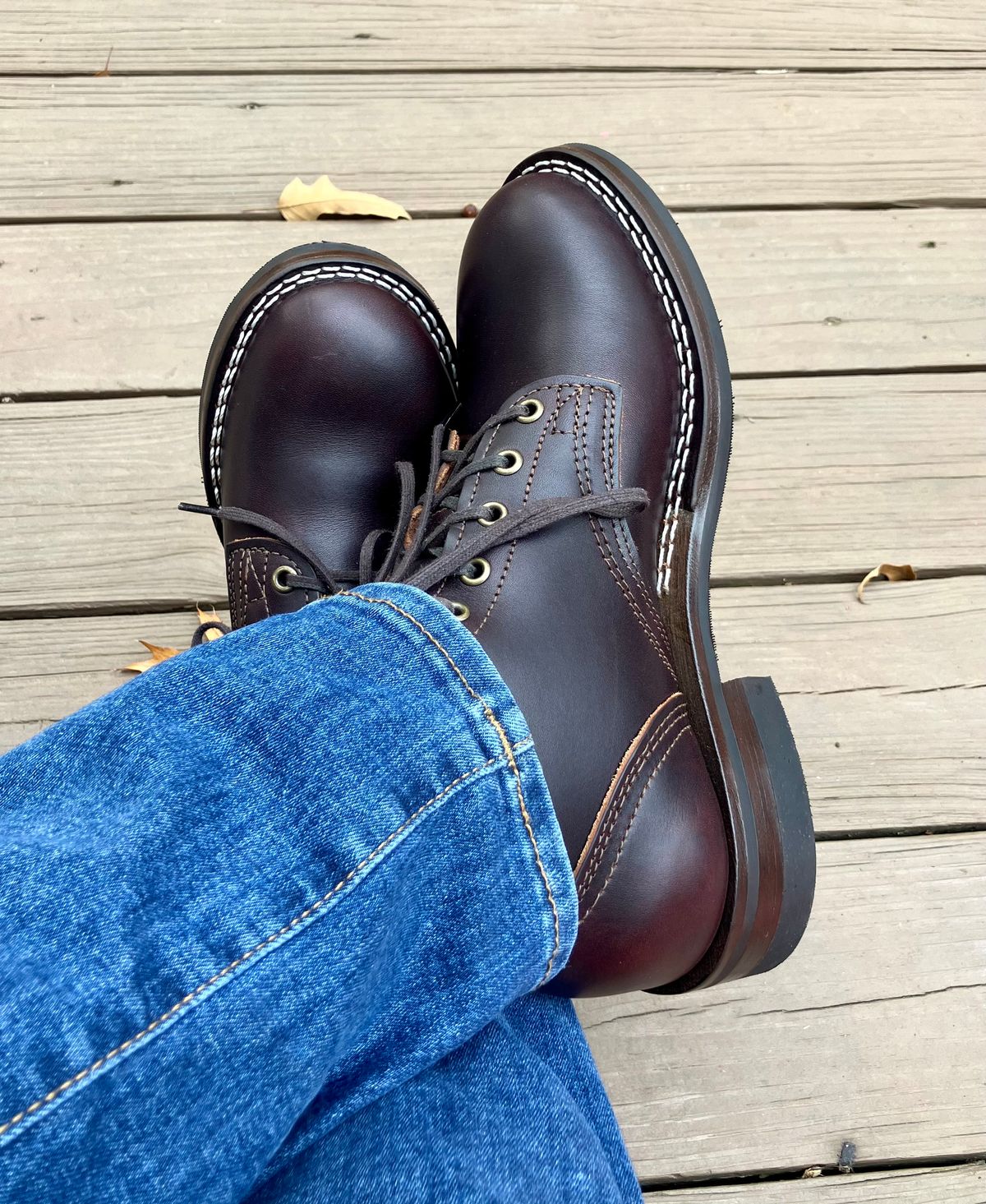 Photo by jbyer111 on October 25, 2025 of the Nicks LL64 in Wickett & Craig Walnut Double Stuffed.