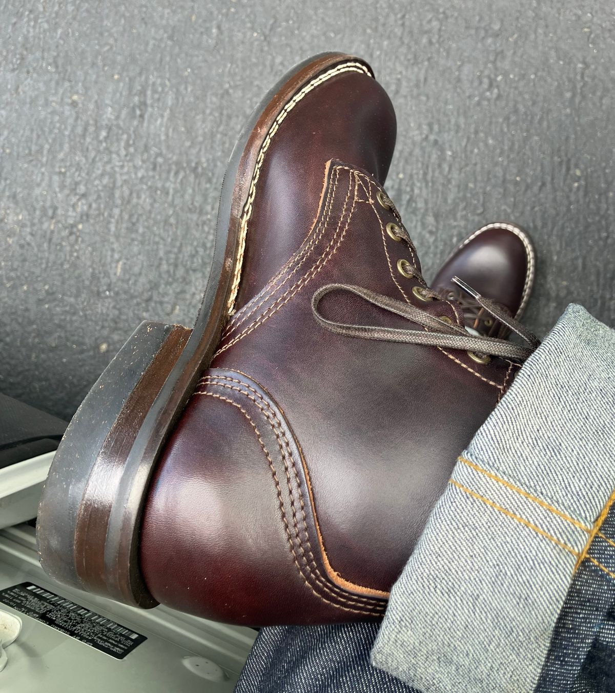Photo by jbyer111 on May 14, 2026 of the Nicks LL64 in Wickett & Craig Walnut Double Stuffed.