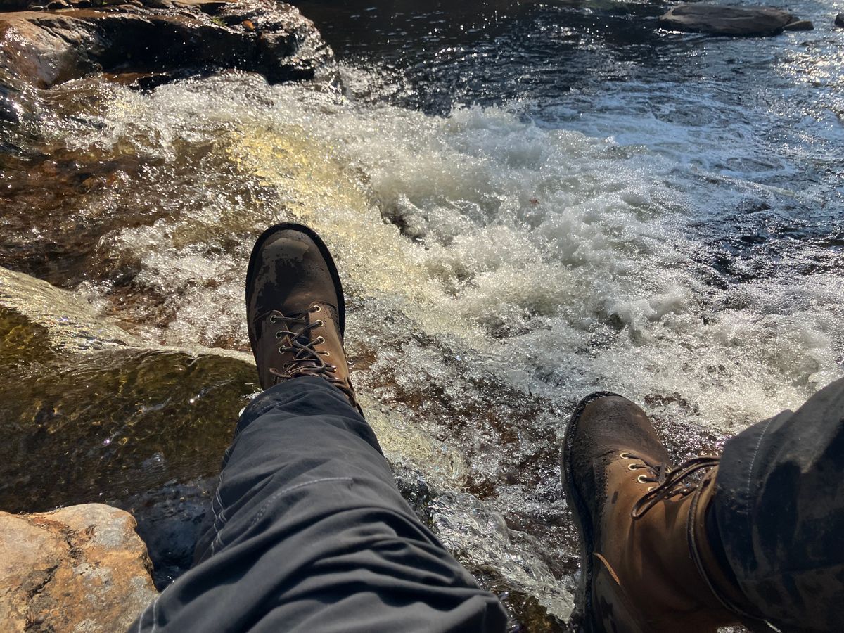 Photo by jbyer111 on October 12, 2024 of the Nicks Ridgeline Hiking Boot in Seidel WeatherShield Brown.