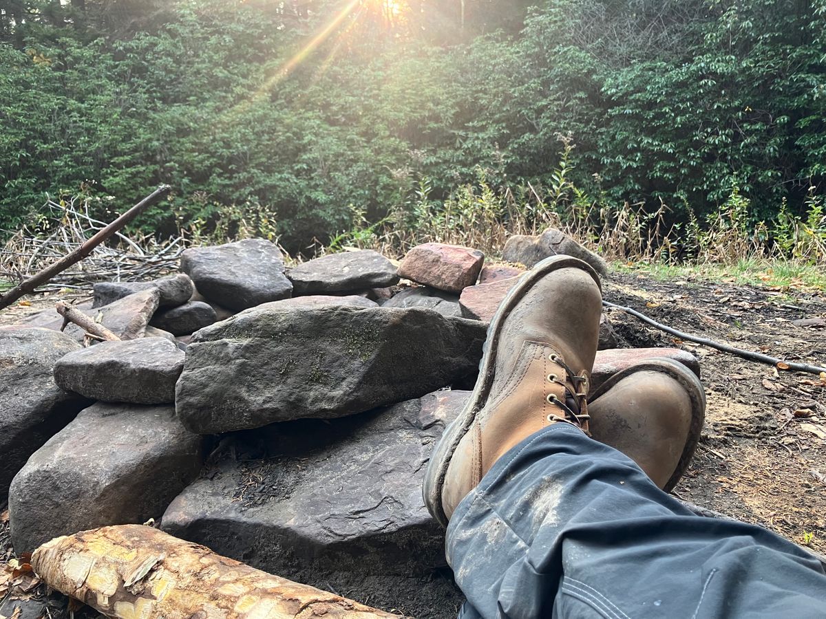 Photo by jbyer111 on October 13, 2024 of the Nicks Ridgeline Hiking Boot in Seidel WeatherShield Brown.