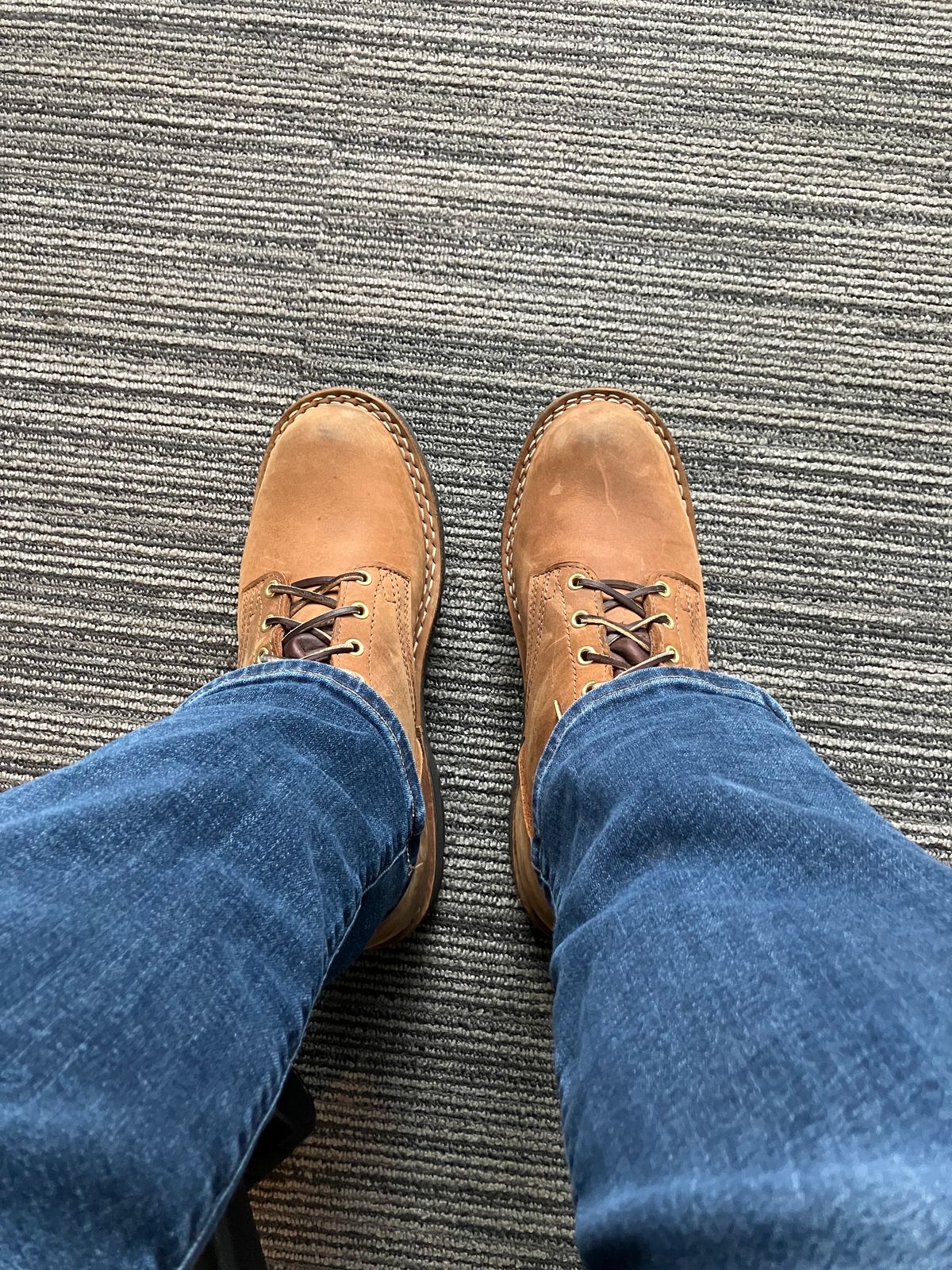 Photo by jbyer111 on October 16, 2023 of the Nicks Ridgeline Hiking Boot in Seidel WeatherShield Brown.
