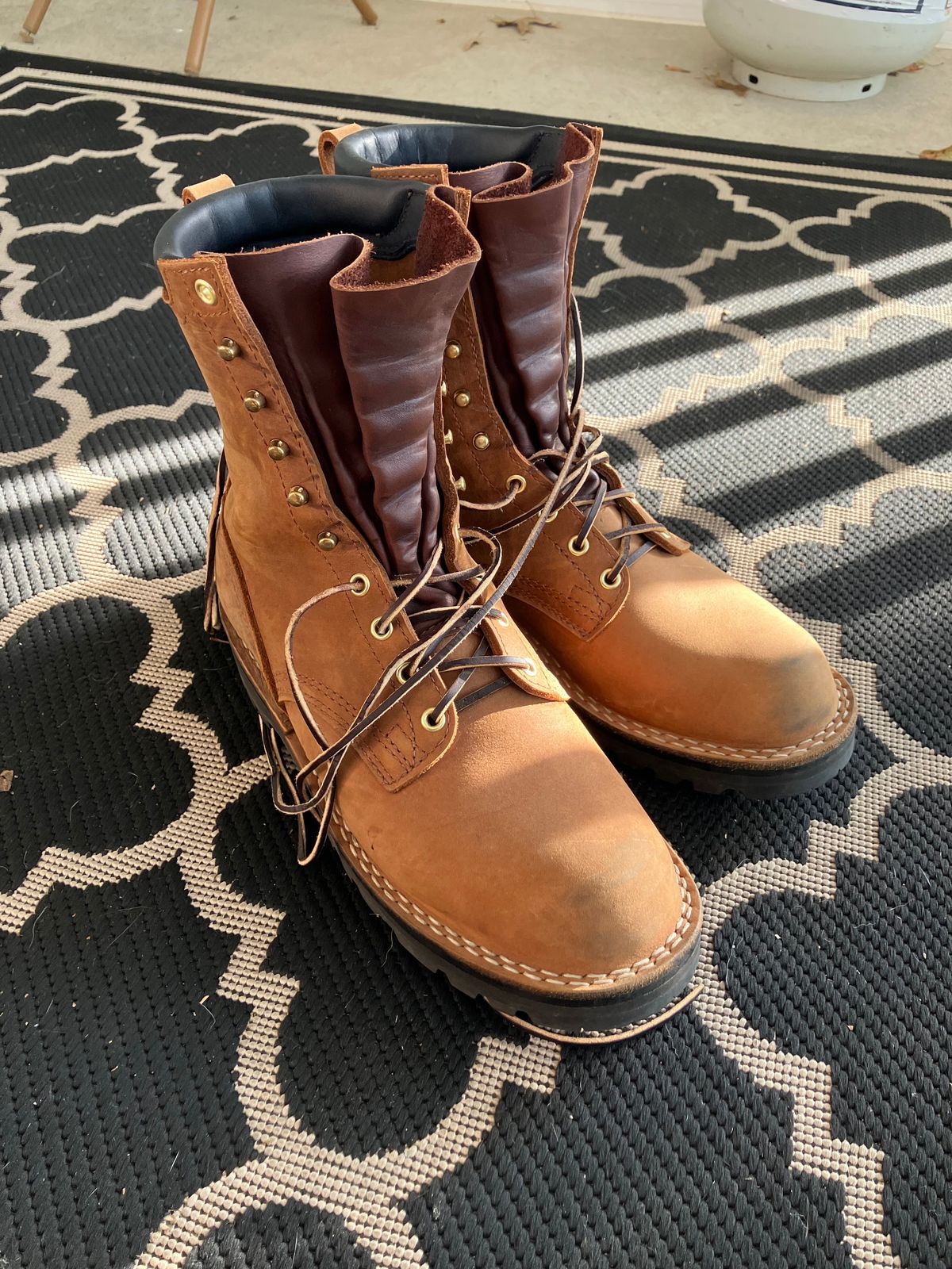Photo by jbyer111 on September 21, 2023 of the Nicks Ridgeline Hiking Boot in Seidel WeatherShield Brown.